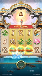 Dragon Legend · Identifikasi kemunculan simbol pemicu dan teks kemenangan di atas gulungan.